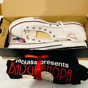 Movie “Bad Grandpa” - Converse Sneakers.